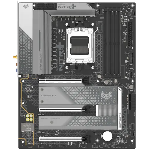 Placa de baza Sapphire NITRO+ B850A WIFI7, AMD B850, AM5, DDR5, ATX