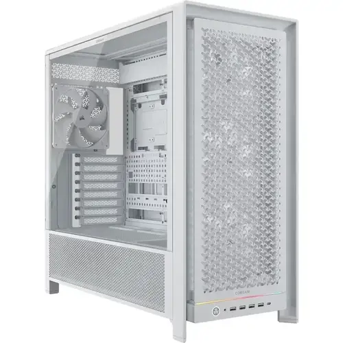 Carcasa Corsair FRAME 5000D RS, High-Airflow, Mid-Tower, ATX, Alb