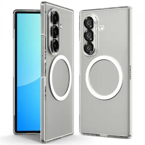 Husa MagSafe pentru Samsung Galaxy Z Fold7 F966, Spigen, Air Skin, Transparenta