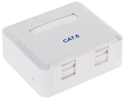 Priza Dubla OEM TEL0031-6, UTP, CAT.6