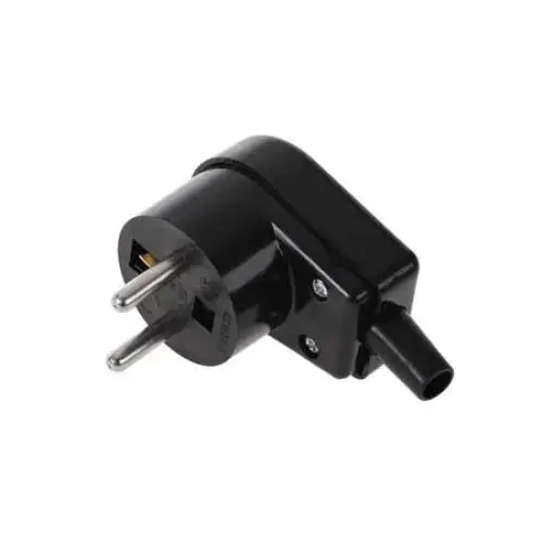 Stecher schuko 90 de grade wt-20s negru