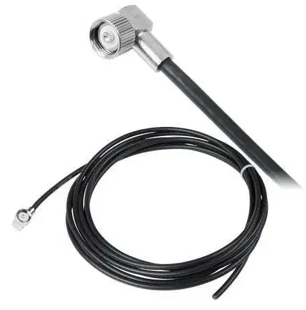 Cablu prelungitor pentru statie CB LC27, 3.6 m, Negru