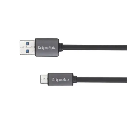 Cablu USB - USB tip C Kruger&Matz KM0347, 50 cm