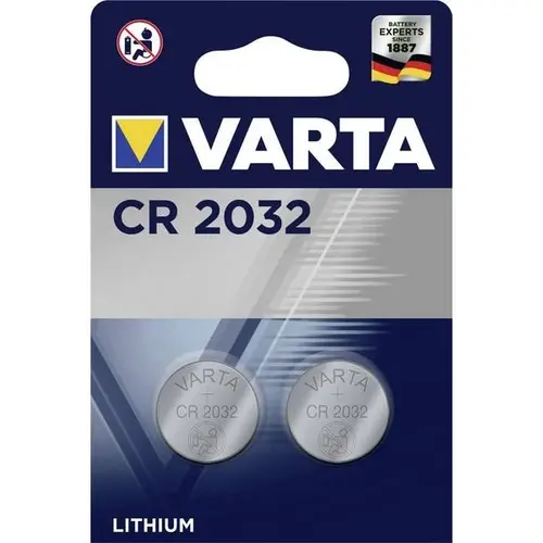 Set 2 Baterie Varta CR2032, 220 mAh