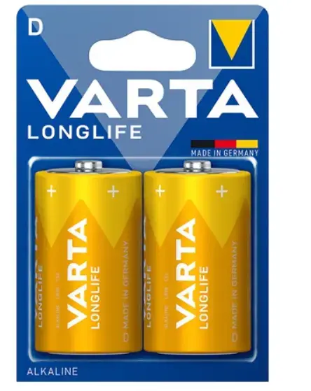 Set 2 Baterii VARTA LR20 BLISTER, ALCALINA