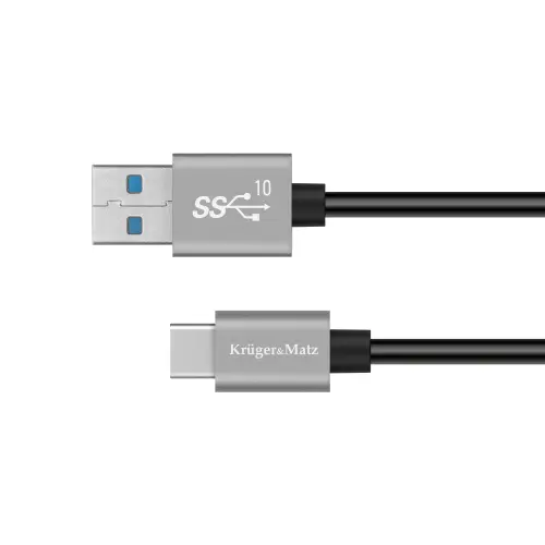 Cablu USB - USB tip C 10 Gbps 1m Kruger&Matz Basic KM1263