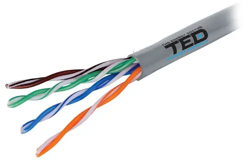Cablu UTP TED Electric KAB-TED4, CAT 5, Cupru, 305 m
