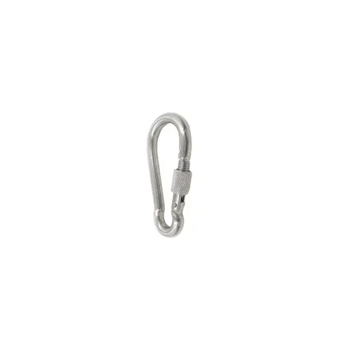 Carabina zincata cu clapeta securizata, 80mm, Mega
