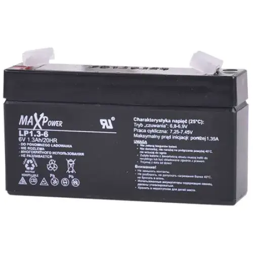 Acumulator stationar SLA 6V 1.3Ah maxpower