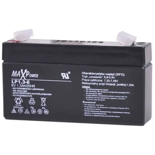 Acumulator stationar SLA 6V 1.3Ah maxpower