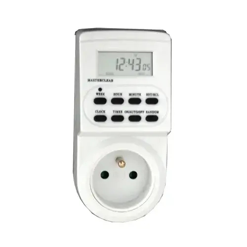 Priza programabila digitala, temporizator, 2300W