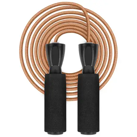 Coarda sarituri REBEL ACTIVE RBA-3204, cablu piele 280cm