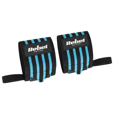 Set 2 benzi strangere incheietura REBEL ACTIVE WRIST WRAP RBA-2504, poliester