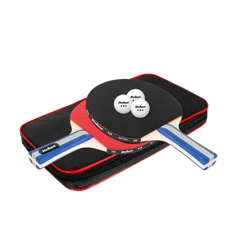 Set tenis de masa Rebel RBA-4003, Lemn, Negru, Standard