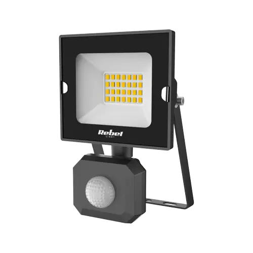 Reflector LED, Rebel URZ3613, cu senzor de miscare, 20 W, 1700 lm, 4000 k, IP44