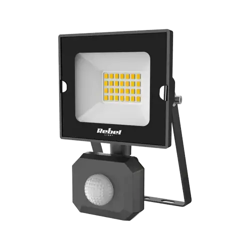 Reflector LED Rebel URZ3620, cu senzor de miscare, 20 W, 6500 K, 1728 lm, IP44