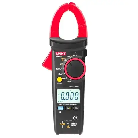 Clampmetru digital UNI-T UT213A, LCD cu iluminare din spate, Masurare continuitate