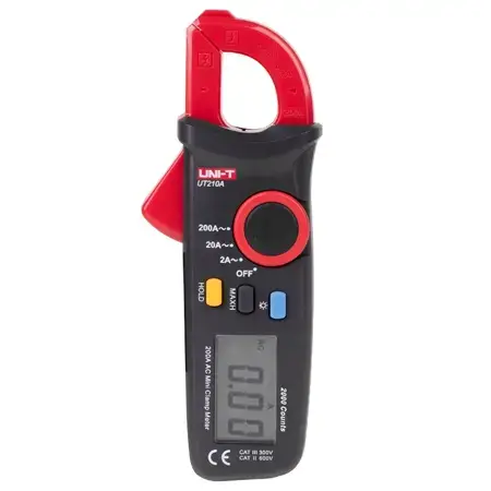 Clampmetru digital UNI-T UT210A, Scalare automata, Afisaj cu fundal iluminat