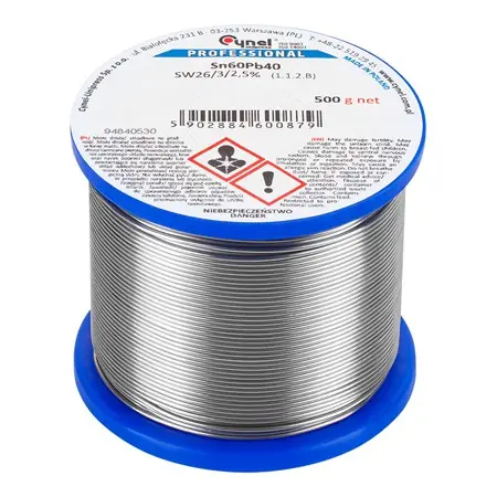 Rola fludor Cynel SN60PB40 2.0 mm 500g