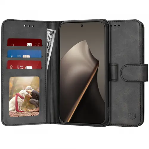 Husa pentru Xiaomi 15T, Techsuit, Diary Book, Neagra