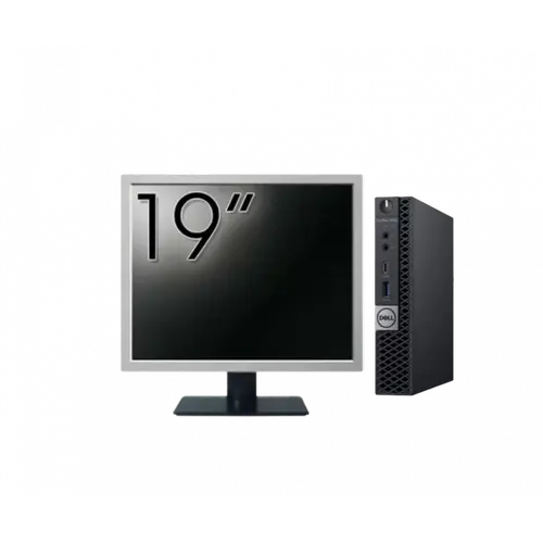 Calculator Sistem PC Refurbished Pachet Calculator refurbished DELL OptiPlex 5060 Mini PC, Intel Core i5-8500T 2.10-3.50GHz, 8GB DDR4, 256GB SSD + Monitor 19"