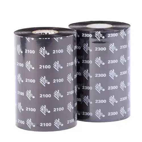 Ribon ZEBRA 2300, 110mm x 74m, Negru