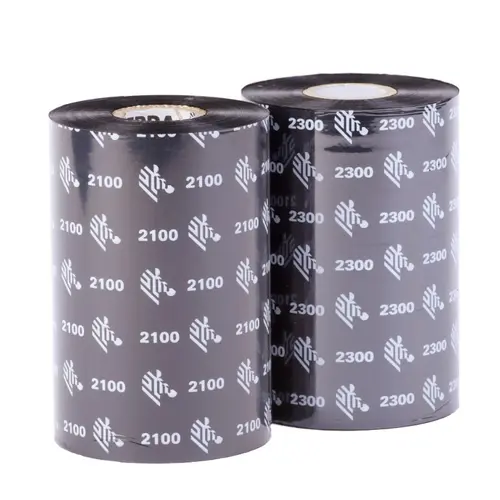 Ribon ZEBRA 2300, 110mm x 74m, Negru
