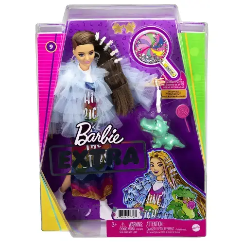 Papusa Barbie Extra Style - Palton chic
