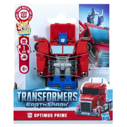 Figurina Transformers Earthspark - Smash to change, Optimus Prime