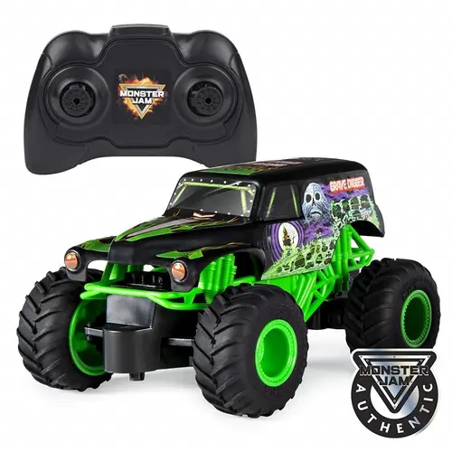 Masinuta Monster Jam RC - Grave Digger, scara 1:24
