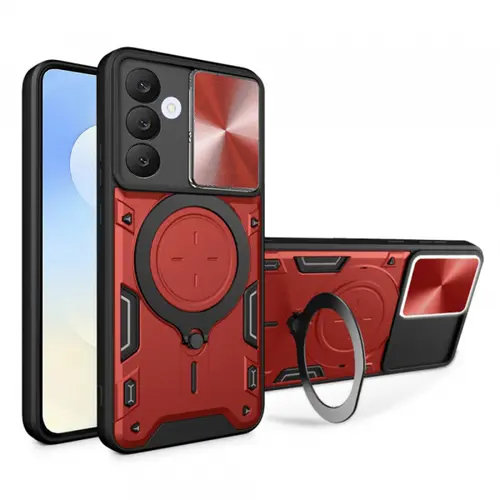 Husa pentru Samsung Galaxy S25 FE, Techsuit, CamGuard Pro, Rosie