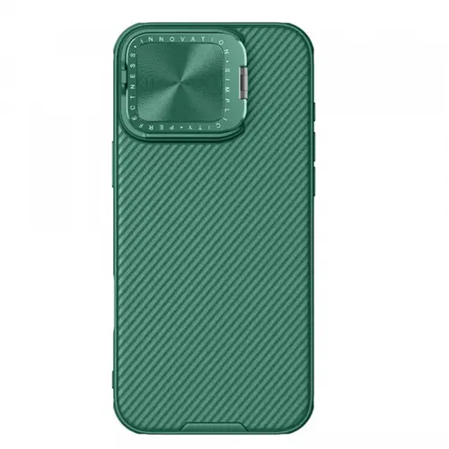 Husa pentru Apple iPhone 16 Pro, Nillkin, CamShield Prop, Verde