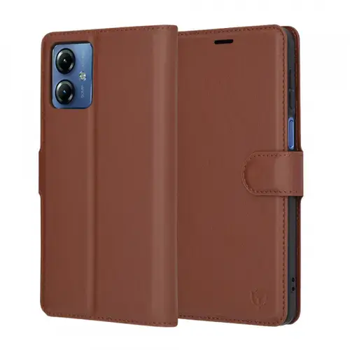 Husa pentru Motorola Moto G14, Techsuit, Leather Folio
