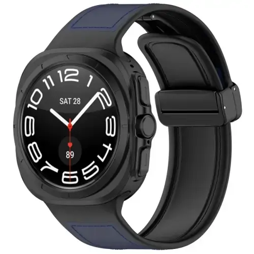 Curea Techsuit W056 pentru Samsung Galaxy Watch Ultra, Albastru