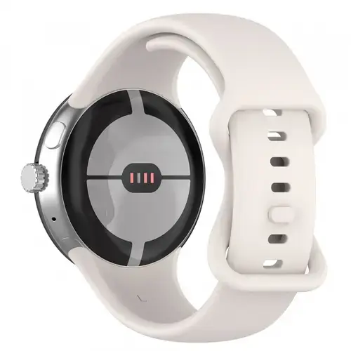 Curea Techsuit W031 pentru Google Pixel Watch 3 45mm, Crem