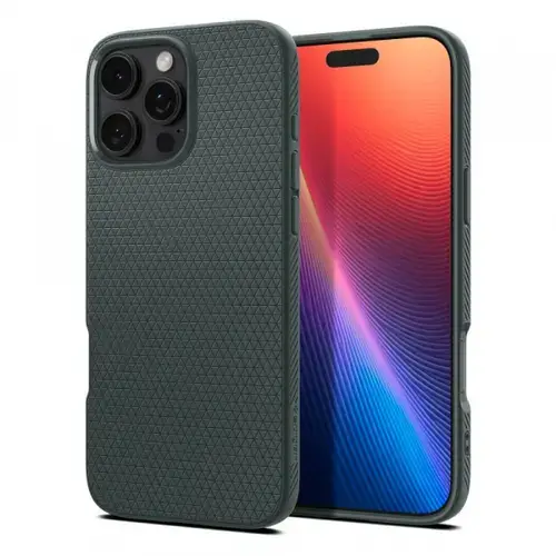 Husa pentru Apple iPhone 16 Pro, Spigen, Liquid Air, Verde