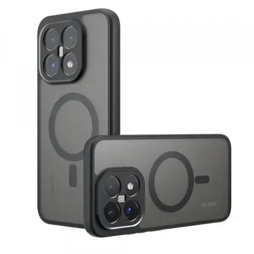 Husa MagSafe pentru Xiaomi 15T, Techsuit, PureFrost, Neagra Satinata