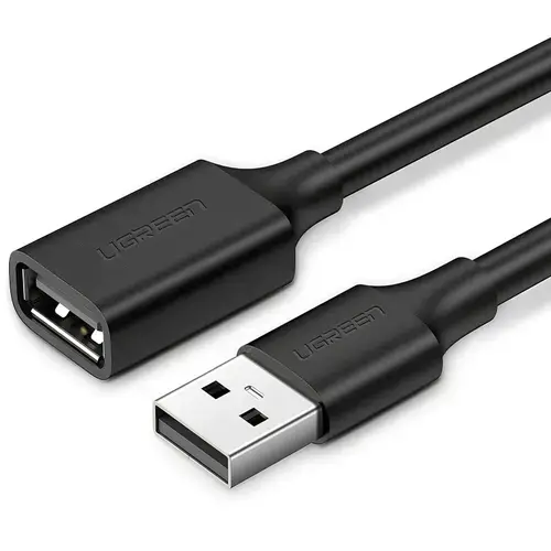 Prelungitor USB UGREEN US103, 1m, Negru