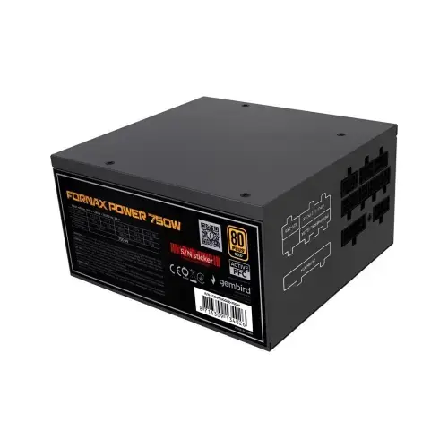 Sursa Gembird Fornax Power 750W, 750W, 80+ Gold