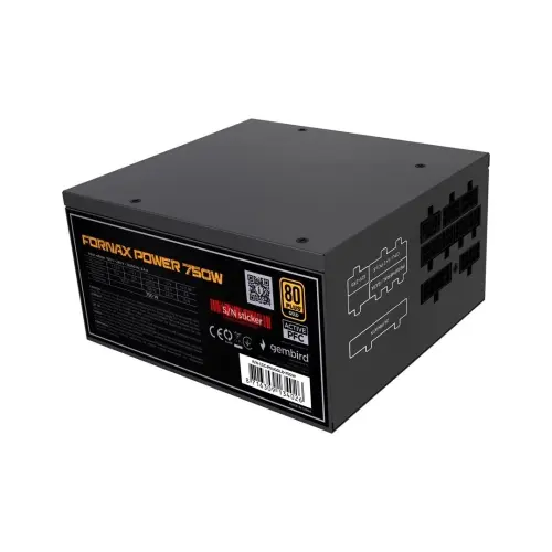 Sursa Gembird Fornax Power 750W, 750W, 80+ Gold