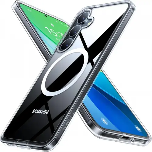 Husa MagSafe pentru Samsung Galaxy S25 S931, Torras, Guardian, Transparenta