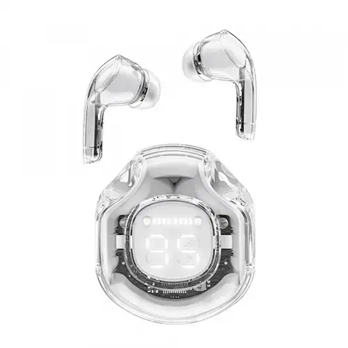 Casti True Wireless Acefast T8, Bluetooth, Alb