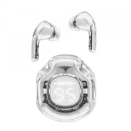 Casti True Wireless Acefast T8, Bluetooth, Alb