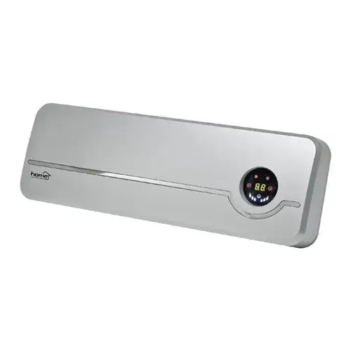 Aeroterma electrica de perete Home FKF 56202, 2 trepte de putere, 2000W, termostat, telecomanda