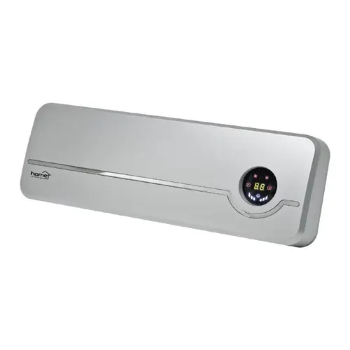 Aeroterma electrica de perete Home FKF 56202, 2 trepte de putere, 2000W, termostat, telecomanda