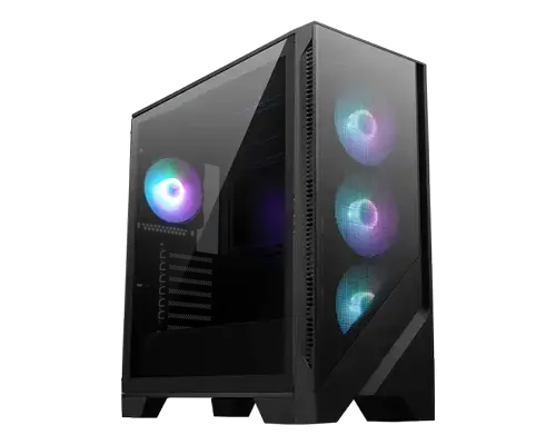 Carcasa MSI MAG FORGE 321R AIRFLOW, Fara sursa, Tempered glass, Middle Tower, Negru