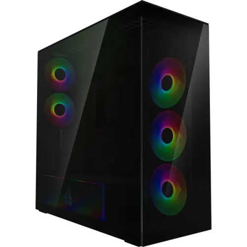 Carcasa Arctic Xtender, MiddleTower, E-ATX, Negru
