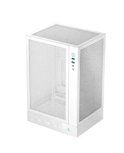 Carcasa Deepcool CH170 Digital, Fara sursa, Mini ITX, Alb