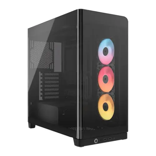 Carcasa Corsair FRAME 4500X RS-R ARGB Panoramic, Middle Tower, Tempered glass, Negru