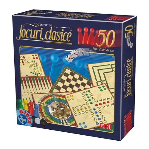 Jocuri de Societate D-Toys Colectie 50 Jocuri Clasice